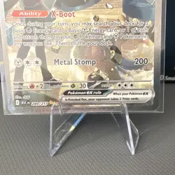 Pokemon Steven's Metagross EX 289/217 ASC Rare Full Art Holo English 340 HP 2023 - Image 3