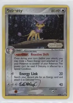 Delcatty Reverse Foil Pokemon EX Legend Maker #4 2006 - Image 1