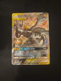 Pikachu & Zekrom GX Tag Team SM168 Black Star Promo Pokemon - MP - Image 1
