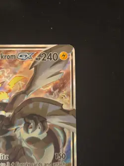Pikachu & Zekrom GX Tag Team SM168 Black Star Promo Pokemon - MP - Image 3