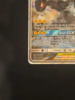 Pikachu & Zekrom GX Tag Team SM168 Black Star Promo Pokemon - MP - Image 5
