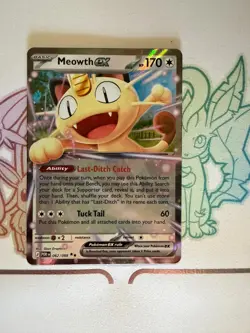 Pokemon Me03: Perfect Order Meowth Ex 062/088 Double Rare Holo English NM - Image 1