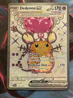 Dedenne EX 239/193 Ultra Rare Paldea Evolved Pokemon TCG - Image 1