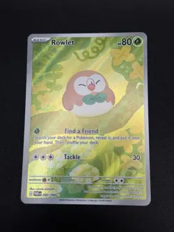 Pokemon Perfect Order Rowlet Illustration Rare 090/088 - ENGLISH IR - NM - Image 1