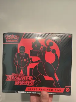 Pokemon TCG Scarlet & Violet-Destined Rivals Elite Trainer Box ETB Small tear - Image 1