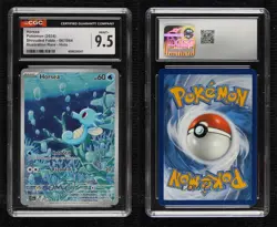 Horsea Illustration Rare Pokemon Scarlet & Violet: Shrouded Fable SFA CGC 9.5 - Image 3