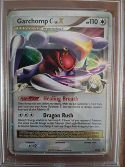 Pokemon TCG Garchomp C Lv. X Black Star Promo Holo 2009 D & P Set DP46 PSA 6 - Image 4