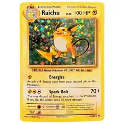 Pokemon Raichu 36/108 Evolutions Holo Rare Stage 1 100 HP Card - Image 2