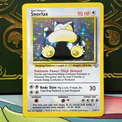 Pokemon Snorlax 1999 Jungle 11/64 Holo Rare MP - Image 1