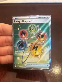 Pokemon Energy Recycler 108/088 Full Art Foil POR Set Trainer Ultra Rare - Image 1