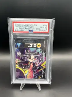 2023 Pokemon SWSH Premium Playmat Collection #288 Morpeko PSA 10 (Top Right) - Image 1