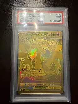 2025 Pokemon PFL EN Mega Charizard X EX Mega Hyper Rare 130/94 PSA 9 Mint - Image 2