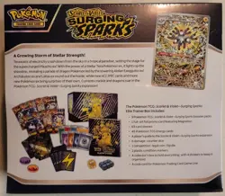Pokemon TCG Scarlet & Violet Surging Sparks ETB Elite Trainer Box SEALED IN HAND - Image 2