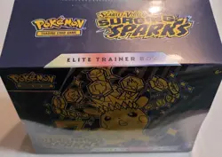 Pokemon TCG Scarlet & Violet Surging Sparks ETB Elite Trainer Box SEALED IN HAND - Image 3