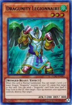 Dragunity Legionnaire - LCKC-EN085 - Ultra Rare - Unlimited Edition - Near Mint - Image 1