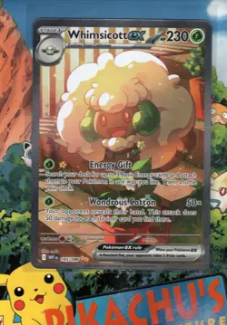 Pokemon TCG Whimsicott ex 165/086 White Flare Holo Illustration Rare NM/M - Image 1