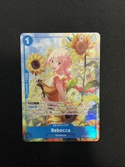 Rebecca (Alt Art) OP15-053 SR Adventure on KAMI's Island ONE PIECE ENGLISH NM - Image 1