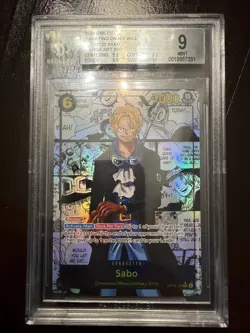 BGS 9 MINT One Piece Sabo Manga Rare OP13-120 - Carrying On His Will - Image 1