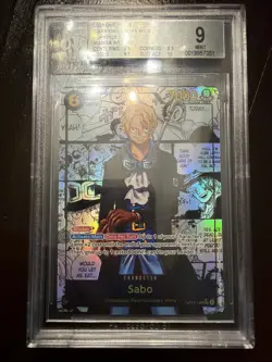 BGS 9 MINT One Piece Sabo Manga Rare OP13-120 - Carrying On His Will - Image 2