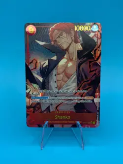 Shanks - OP01-120 Sec Rare Alt Art - PRB01 - One Piece English - Lightly Played - Image 1