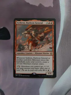 Sethron Hurloon General MISPRINT Magic MTG Card - Miscut - MISP15 - Image 1
