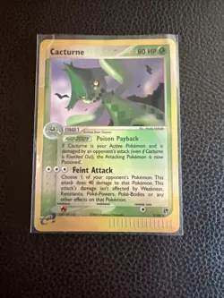 Cacturne 2/100 Sandstorm Reverse Holo Rare E Reader Series Pokemon Card - Image 1