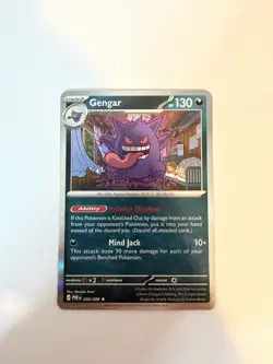 NM English Pokemon Gengar 050/088 Holo Rare TCG Perfect Order Game Card - Image 1