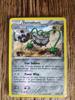 Pokemon Trading Card - Emerging Powers: Ferrothorn Reverse Holo 73/98 - Image 1