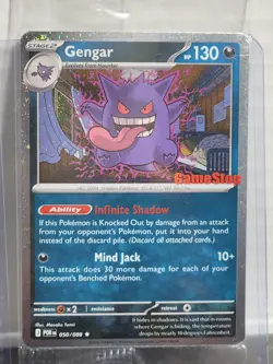 Pokemon TCG Gengar 050/088 Promo Sealed Stamped Gamestop Promo Card - Image 2