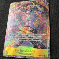 ONE PIECE Portgas.D.Ace (Alternate Art) OP07-119 Secret Rare Foil 10000 Card - Image 2