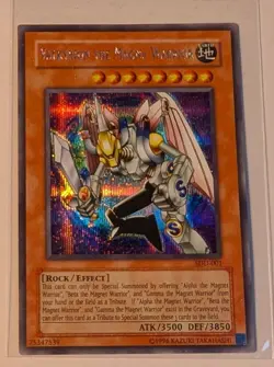 1996 Konami Yu-Gi-Oh! Trading Card Valkyrion Magna Warrior Near Mint YC1 - Image 1