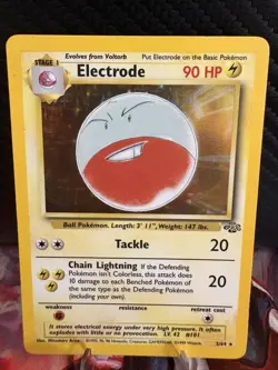Electrode Base Set 2/64 Holo LP Pokemon Card WOTC 1999 Clean Holo - Image 1