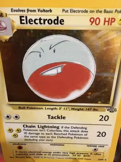 Electrode Base Set 2/64 Holo LP Pokemon Card WOTC 1999 Clean Holo - Image 2