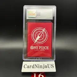 CGC 9 MINT Roronoa Zoro Parallel OP01-001 L 25th Edition ONE PIECE Card Game 16 - Image 2