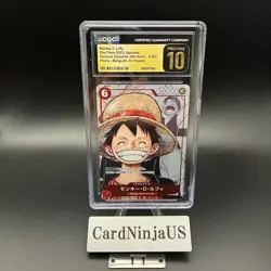 CGC 10 PRISTINE Monkey D. Luffy (Parallel) P-001 P 25th Edition - ONE PIECE Card - Image 1