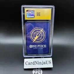 CGC 10 PRISTINE Jimbei Parallel ST01-005 C 25th Edition ONE PIECE Card Game 224 - Image 2