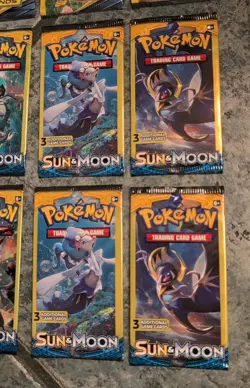 12-Pokemon Sun And Moon 3 Card Booster Packs 4-Unbroken Bonds, 8-Base Set-Sealed - Image 5