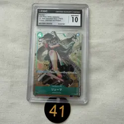 CGC 10 GEM MINT Ryuma P-072 One Piece card Promo P Best Selection Vol. 3 41 - Image 1