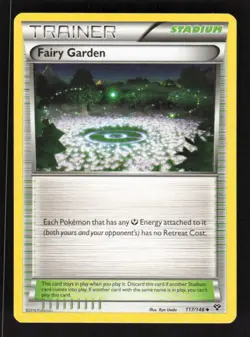 2014 Pokemon TCG Fairy Garden 117/146 Uncommon XY Trainer Stadium Card - Image 1