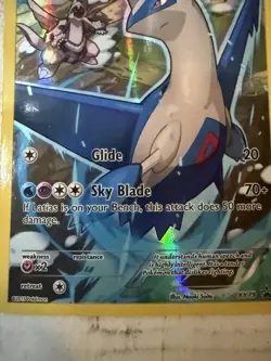 Pokemon TCG Latios XY79 XY Black Star Promo Full Art Ultra Rare Holo Card - Image 3