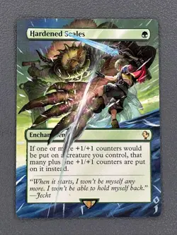Hardened Scales MTG Final Fantasy Commander Hand Painted Full Altered Art Jeckho - Image 1