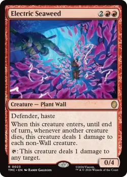 Electric Seaweed - Commander: Teenage Mutant Ninja Turtles (0023) Rare NM - Image 1