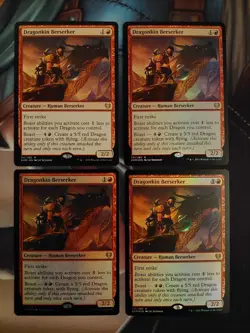 Dragonkin Berserker 4x *$10 Off Every $35 Sale!* Magic MTG Card - 3x FOIL - Image 1