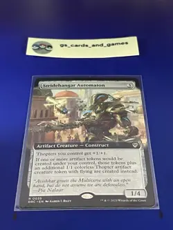 Stridehangar Automaton R #0035 (Extended Art) DRC Aetherdrift Commander MTG Card - Image 1