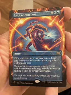 Force of Negation (Borderless) Double Masters 2022 Foil Unplayed NM - Image 2
