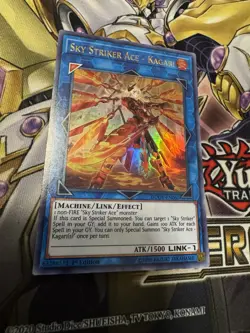 Yu-Gi-Oh! TCG Sky Striker Ace - Kagari - DUOV-EN060 Ultra Rare 1st Edition NM - Image 1