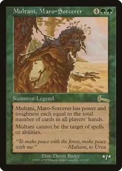 MTG ~ 1x Multani, Maro-Sorcerer ~ Urza's Legacy MP - Image 1
