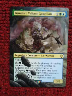 Kimahri, Valiant Guardian MTG Final Fantasy Commander Hand Painted Altered Art v - Image 2