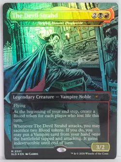 The Devil Strahd [New, Near Mint] *Foil* {Dungeons & Dragons SLD} - Image 1