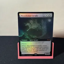 Moonshaker Cavalry (Extended Art) Wilds of Eldraine Foil 325 NM MTG - Image 1